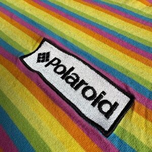 Rainbow Striped Polaroid Shirt